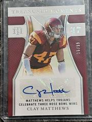 Clay Matthews Football Cards 2022 Panini National Treasures Collegiate Moments Signatures Prices