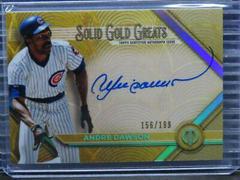 Andre Dawson #GGA-AD Baseball Cards 2022 Topps Tribute Solid Gold Greats Autographs Prices