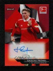 Grischa Promel [Red Refractor] Soccer Cards 2020 Topps Finest Bundesliga Autographs Prices