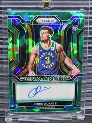Chris Duarte [Choice Green Prizm] Basketball Cards 2021 Panini Prizm Rookie Signatures Prices