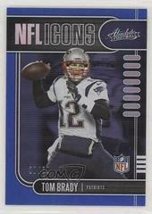 Tom Brady [Spectrum Blue] #3 Football Cards 2019 Panini Absolute NFL Icons Prices
