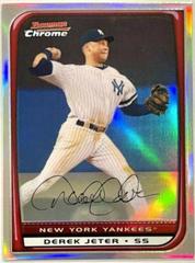 Derek Jeter [Refractor] Baseball Cards 2008 Bowman Chrome Prices