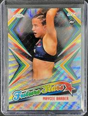 Maycee Barber [Wave] #FS-MB Ufc Cards 2019 Topps UFC Chrome Future Stars Prices