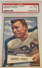 Barney Poole Football Cards 1952 Bowman Large Prices