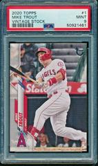 Mike Trout [Vintage Stock] Baseball Cards 2020 Topps Prices