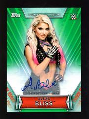 Alexa Bliss [Green] #A-AB Wrestling Cards 2019 Topps WWE Women's Division Autographs Prices