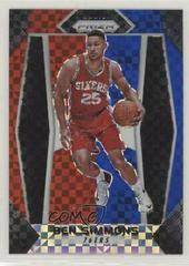 Ben Simmons [Red White Blue Prizm] Basketball Cards 2017 Panini Prizm Prices