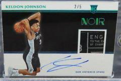 Keldon Johnson [Patch Autograph Tag] Basketball Cards 2019 Panini Noir Prices