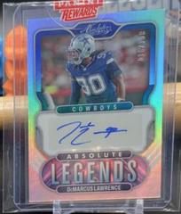 DeMarcus Lawrence [Purple] Football Cards 2022 Panini Absolute Legends Signatures Prices