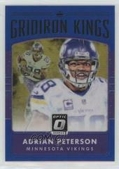 Adrian Peterson [Blue] #21 Football Cards 2016 Panini Donruss Optic Gridiron Kings Prices