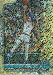 Jalen Wilson [Chrome Gold Shimmer Refractor] #3 Basketball Cards 2021 Bowman University Prices