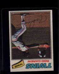 Rod Carew #10 Baseball Cards 1977 Topps Cloth Stickers Prices