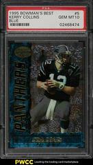 Kerry Collins [Blue] Football Cards 1995 Bowman's Best Prices
