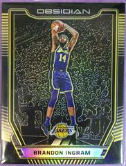 Brandon Ingram [Yellow] Basketball Cards 2018 Panini Obsidian Prices