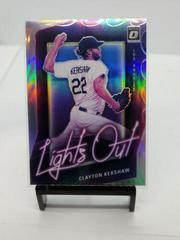 Clayton Kershaw [Holo] #LO14 Baseball Cards 2021 Panini Donruss Optic Lights Out Prices