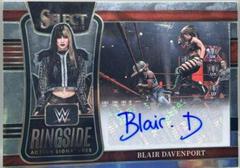 Blair Davenport [Red Wave Prizm] Wrestling Cards 2022 Panini Select WWE Ringside Action Signatures Prices