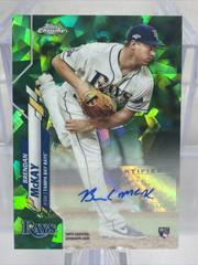 Brendan McKay [Green Refractor] Baseball Cards 2020 Topps Chrome Sapphire Rookie Autograph Prices