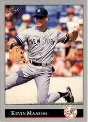 Kevin Maas #284 Baseball Cards 1992 Leaf Prices