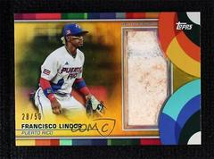 Francisco Lindor [Gold] Baseball Cards 2023 Topps World Classic WBC Base Relics Prices