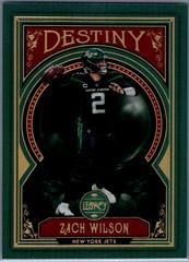 Zach Wilson #D-18 Football Cards 2022 Panini Legacy Destiny Prices