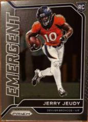 Jerry Jeudy #8 Football Cards 2020 Panini Prizm Emergent Prices