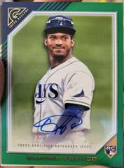 Wander Franco [Green] #RA-WF Baseball Cards 2022 Topps Gallery Rookie Autographs Prices