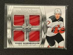 Yegor Sharangovich Hockey Cards 2020 Upper Deck The Cup Foundations Quad Jersey Prices
