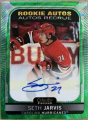 Seth Jarvis [Emerald Surge] #R-SJ Hockey Cards 2021 O-Pee-Chee Rookie Autographs Prices