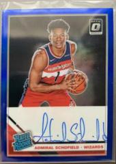 Admiral Schofield [Autograph Blue] #187 Basketball Cards 2019 Panini Donruss Optic Prices