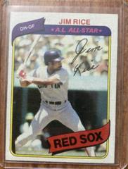 Jim Rice #200 Baseball Cards 1980 Topps Prices