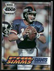 Phil Simms [Pop Warner] #133 Football Cards 1994 Collector's Edge Prices