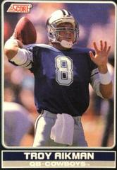 Troy Aikman Football Cards 1990 Panini Score Young Superstars Prices