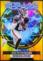 Kyle Pitts [Gold] #SR10 Football Cards 2021 Panini Rookies and Stars Stellar Prices