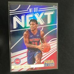 Marcus Sasser [Holo] #13 Basketball Cards 2023 Panini Hoops We Got Next Prices