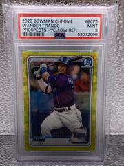 Wander Franco [Yellow Refractor] #BCP-1 Baseball Cards 2020 Bowman Chrome Prospects Prices