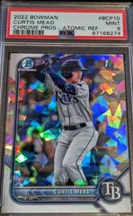 Curtis Mead [Atomic Refractor] #BCP-10 Baseball Cards 2022 Bowman Chrome Prospects Prices