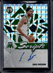 Enes Freedom [Green Ice] #SC-EFD Basketball Cards 2021 Panini Mosaic Scripts Autographs Prices