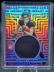 Drake London [Red] #II-DL Football Cards 2022 Panini Illusions Instant Impact Prices