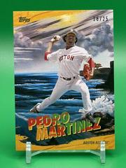 Pedro Martinez [Indian Yellow] Baseball Cards 2023 Topps X Bob Ross The Joy Of Painting the Corners Prices