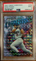 Mike Piazza [Refractor] #292 Baseball Cards 1997 Finest Embossed Prices