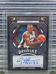 Avery Johnson #GA-AVJ Basketball Cards 2021 Panini Obsidian Galaxy Autographs Prices
