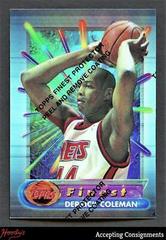 Derrick Coleman [Refractor] #50 Basketball Cards 1994 Finest Prices