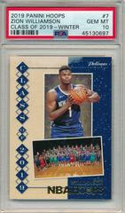 Zion Williamson [Winter] Basketball Cards 2019 Panini Hoops Class of 2019 Prices