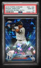 Miguel Andujar Baseball Cards 2018 Topps Chrome Sapphire Rookie Autographs Prices