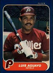 Luis Aguayo #433 Baseball Cards 1986 Fleer Prices
