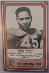 Emlen Tunnell Football Cards 1975 Fleer Hall of Fame Prices