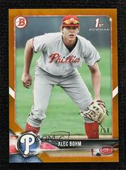 Alec Bohm [Gold] #BD-25 Baseball Cards 2018 Bowman Draft Prices