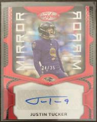 Justin Tucker [Red] #MS11 Football Cards 2023 Panini Certified Mirror Signatures Prices