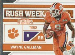 Wayne Gallman #7 Football Cards 2017 Panini Contenders Draft Picks Rush Week Prices