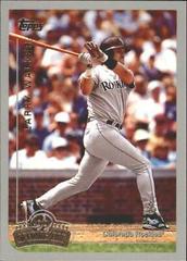 Larry Walker Baseball Cards 1999 Topps Opening Day Prices